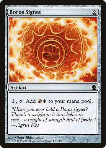 Boros Signet - cmd Spoiler