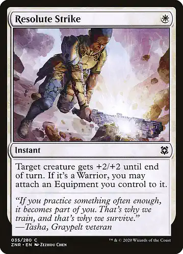 Resolute Strike - znr Spoiler