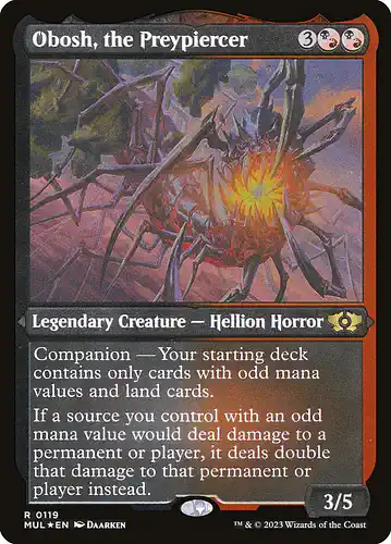 Obosh, the Preypiercer - mul Spoiler