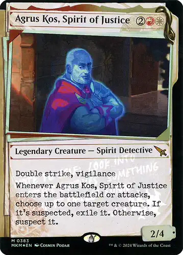 Agrus Kos, Spirit of Justice - mkm Spoiler