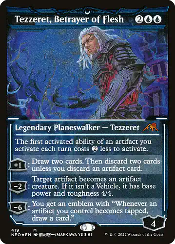 Tezzeret, Betrayer of Flesh - neo Spoiler