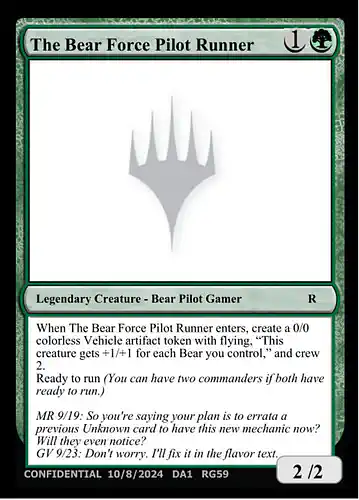 The Bear Force Pilot Runner - unk Spoiler