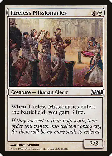 Tireless Missionaries - m11 Spoiler