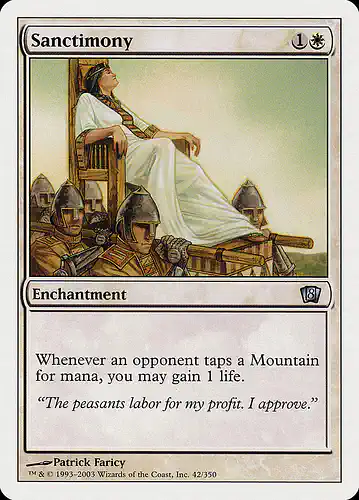Sanctimony - 8ed Spoiler