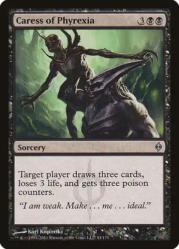 Caress of Phyrexia - nph Spoiler