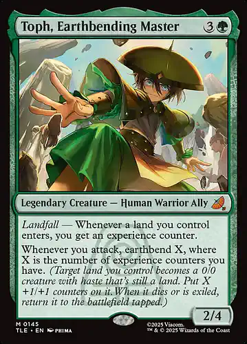 Toph, Earthbending Master - tle Spoiler