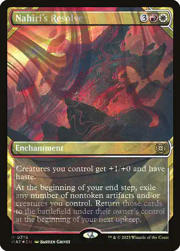 Nahiri's Resolve - mat Spoiler