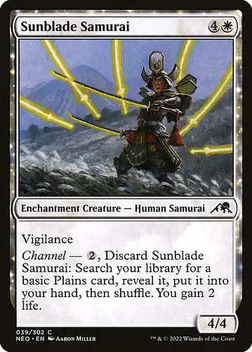 Sunblade Samurai - neo Spoiler