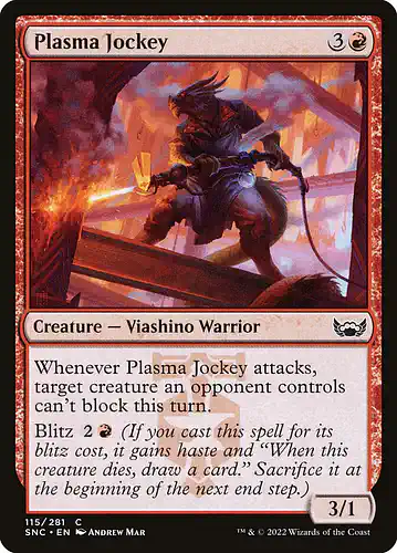 Plasma Jockey - snc Spoiler