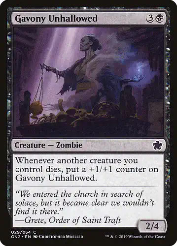 Gavony Unhallowed - gn2 Spoiler