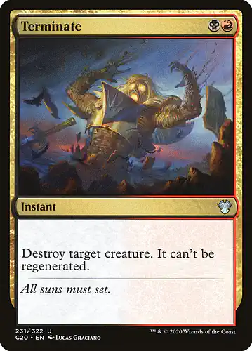 Terminate - c20 Spoiler