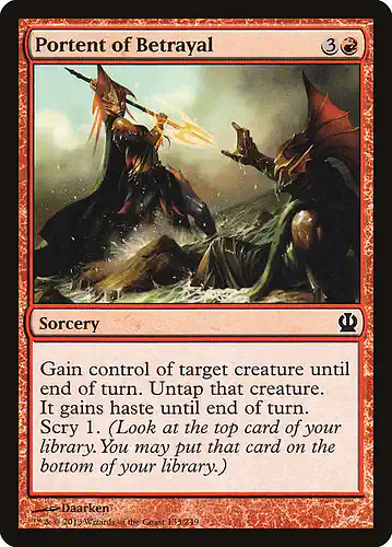Portent of Betrayal - ths Spoiler