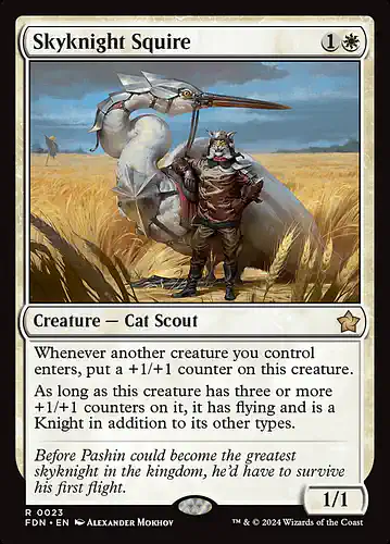 Skyknight Squire - fdn Spoiler