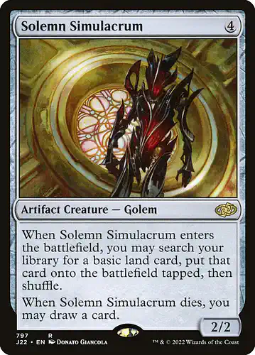 Solemn Simulacrum - j22 Spoiler