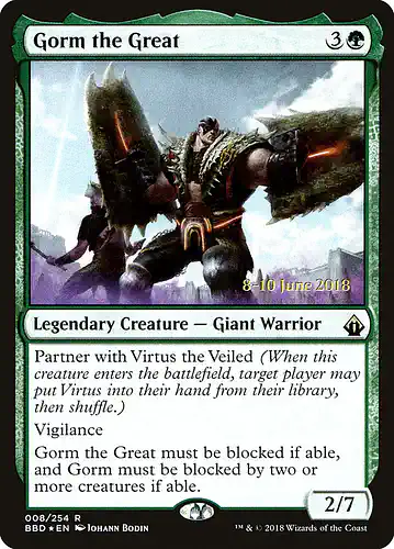 Gorm the Great - bbd Spoiler