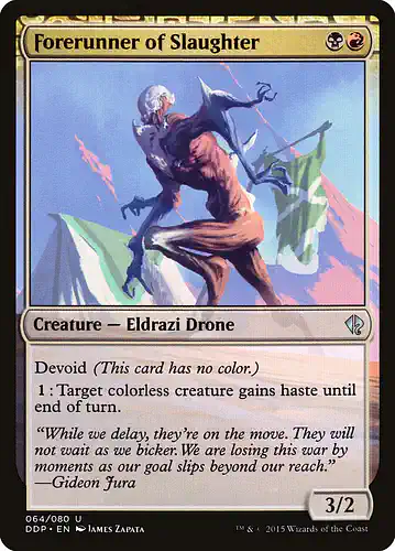Forerunner of Slaughter - ddp Spoiler