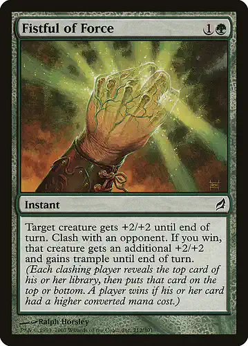 Fistful of Force - lrw Spoiler