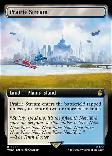 Prairie Stream - who Spoiler