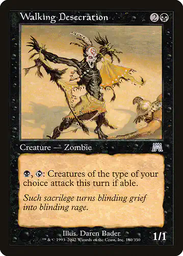 Walking Desecration - ons Spoiler