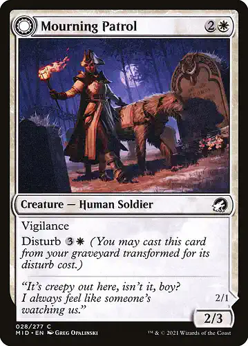 Mourning Patrol - mid Spoiler