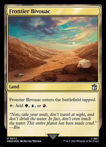 Frontier Bivouac - who Spoiler