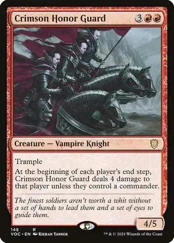Crimson Honor Guard - voc Spoiler