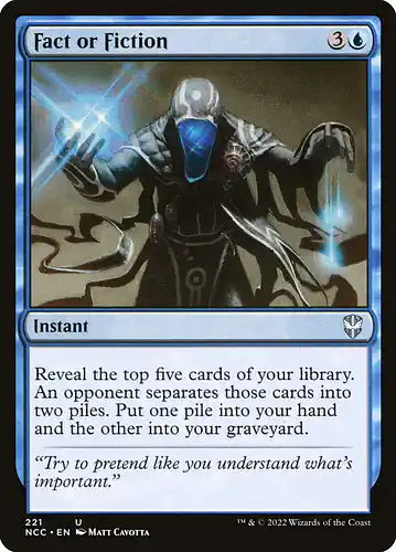 Fact or Fiction - ncc Spoiler