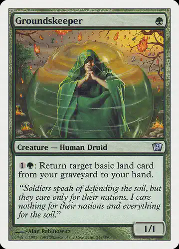 Groundskeeper - 9ed Spoiler