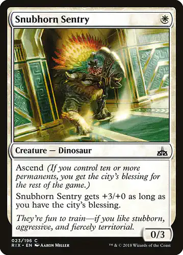 Snubhorn Sentry - rix Spoiler