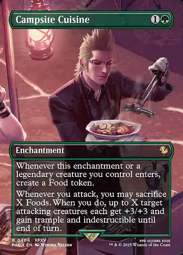 Campsite Cuisine - fic Spoiler