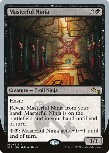 Masterful Ninja - ust Spoiler