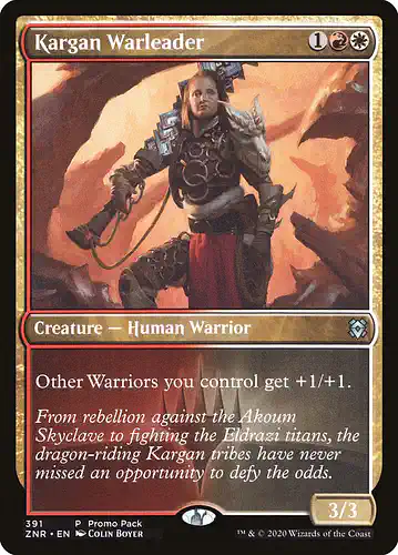 Kargan Warleader - znr Spoiler