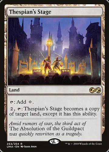 Thespian's Stage - uma Spoiler