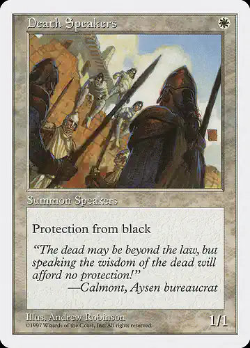 Death Speakers - 5ed Spoiler