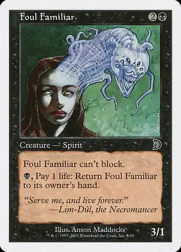 Foul Familiar - dkm Spoiler