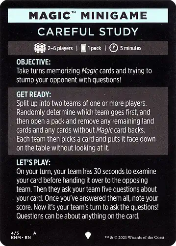 Careful Study (minigame) - khm Spoiler