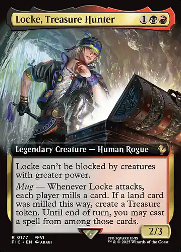 Locke, Treasure Hunter - fic Spoiler