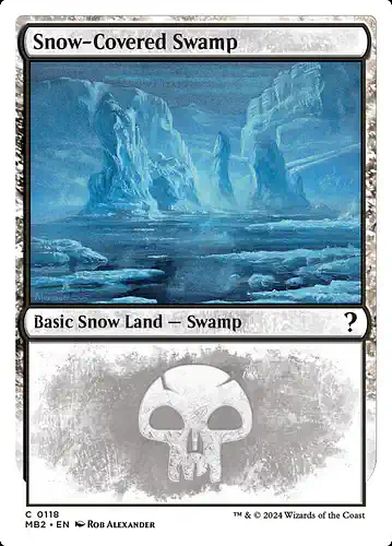 Snow-Covered Swamp - mb2 Spoiler