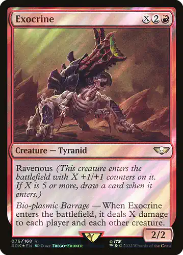 Exocrine - 40k Spoiler