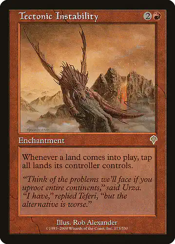 Tectonic Instability - inv Spoiler