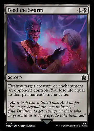 Feed the Swarm - who Spoiler