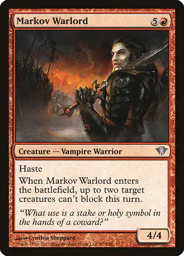 Markov Warlord - dka Spoiler