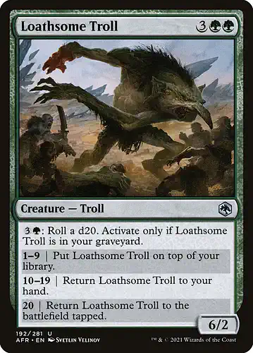 Loathsome Troll - afr Spoiler