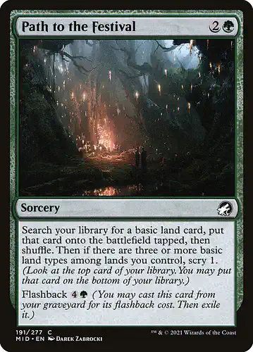 Path to the Festival - mid Spoiler