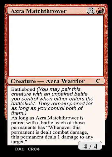 Azra Matchthrower - unk Spoiler