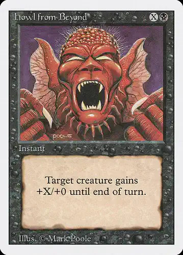 Howl from Beyond - 3ed Spoiler