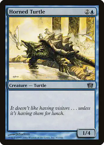 Horned Turtle - 8ed Spoiler