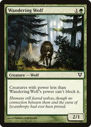 Wandering Wolf - avr Spoiler