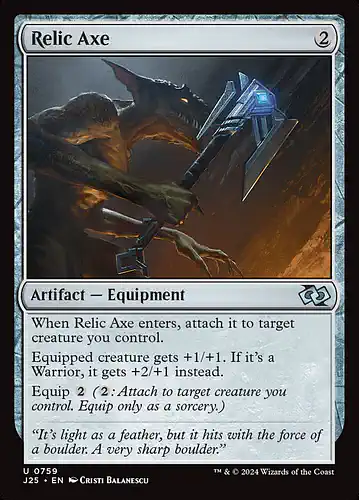 Relic Axe - j25 Spoiler
