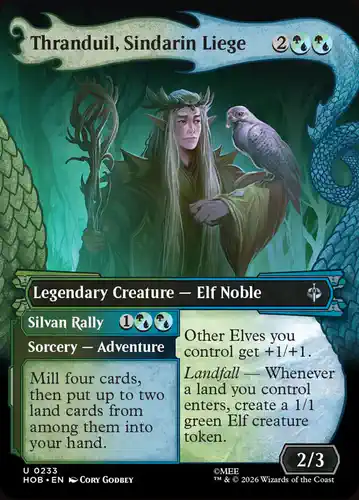 Thranduil, Sindarin Liege - hob Spoiler